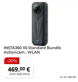 Saturn INSTA360 X5 Standard Bundle Actioncam, WLAN Angebot