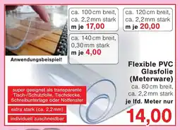 Jawoll Flexible PVC Glasfolie (Meterware) Angebot