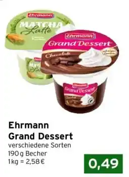 CAP Markt Ehrmann Grand Dessert Angebot