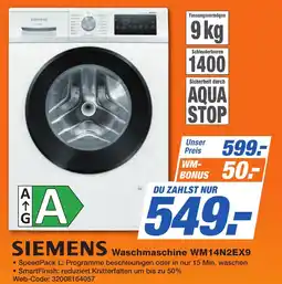 HEM Expert SIEMENS Waschmaschine WM14N2EX9 Angebot