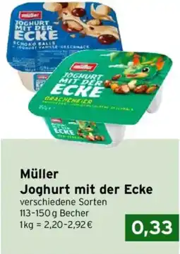 CAP Markt Müller Joghurt mit der Ecke Angebot