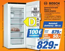 HEM Expert BOSCH Gefrierschrank Serie 6 GSN51EWDV Angebot
