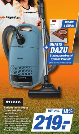 HEM Expert Miele Bodenstaubsauger Guard M1 Flex nordicblau Angebot