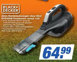 HEM Expert BLACK+ DECKER Akku-Handstaubsauger ohne Stiel DVD320B Dustbuster reveal 12V Angebot