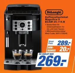 HEM Expert DeLonghi Kaffeevollautomat Magnifica S ECAM 20.116.B Angebot