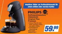 HEM Expert PHILIPS Sense Kaffeepadmaschine CSA220/60 Original Plus Premium Angebot