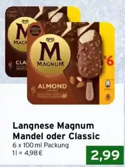 CAP Markt Langnese Magnum Mandel oder Classic Angebot