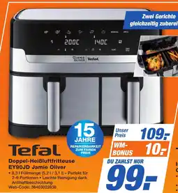 HEM Expert Tefal Doppel-Heißluftfritteuse EY90JD Jamie Oliver Angebot