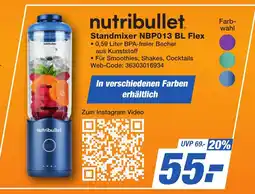 HEM Expert nutribullet Standmixer NBP013 BL Flex Angebot