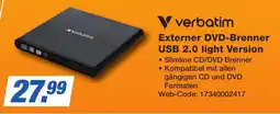 HEM Expert Verbatim Externer DVD-Brenner USB 2.0 light Version Angebot