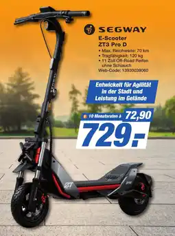HEM Expert SEGWAY E-Scooter ZT3 Pro D Angebot