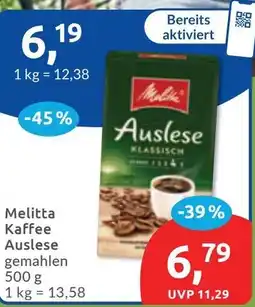 Budni Melitta Kaffee Auslese Angebot