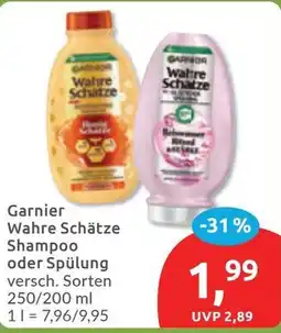 Budni Garnier Wahre Schätze Shampoo oder Spülung Angebot