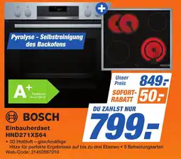HEM Expert BOSCH Einbauherdset HND271XS64 Angebot