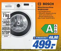 HEM Expert BOSCH Waschmaschine WGE02490 Angebot