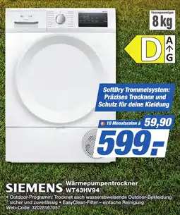 HEM Expert SIEMENS Wärmepumpentrockner WT43HV94 Angebot