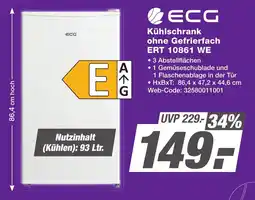 HEM Expert ECG Kühlschrank ohne Gefrierfach ERT 10861 WE Angebot