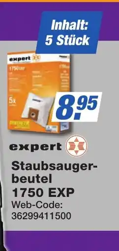 HEM Expert expert Staubsaugerbeutel 1750 EXP Angebot