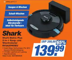 HEM Expert Shark Matrix Plus 2-in-1 Saug- und Wischroboter RV2620WDEU Angebot