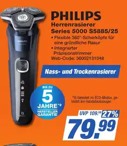 HEM Expert PHILIPS Herrenrasierer Series 5000 S5885/25 Angebot