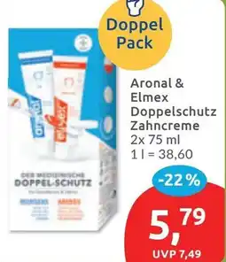 Budni Aronal & Elmex Doppelschutz Zahncreme Angebot