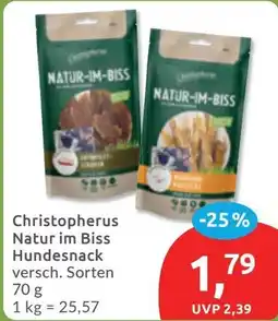 Budni Christopherus Natur im Biss Hundesnack Angebot