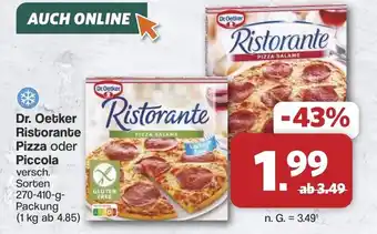 Famila Nord West Dr. Oetker Ristorante Pizza oder Piccola Angebot