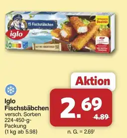 Famila Nord West Iglo Fischstäbchen Angebot
