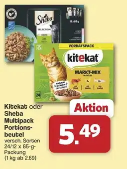 Famila Nord West Kitekat oder Sheba Multipack Portionsbeutel Angebot