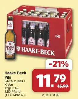 Famila Nord West Haake Beck Pils Angebot