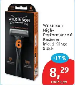 Budni Wilkinson High- Performance 6 Rasierer Angebot
