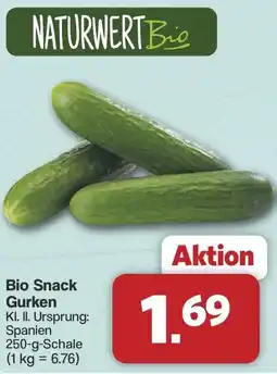 Famila Nord West Bio Snack Gurken Angebot