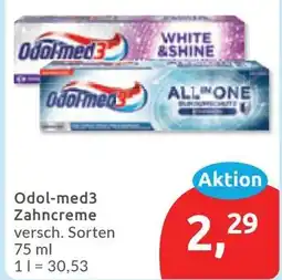 Budni Odol-med3 Zahncreme Angebot