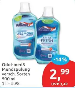 Budni Odol-med3 Mundspülung Angebot