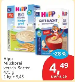 Budni Hipp Milchbrei Angebot