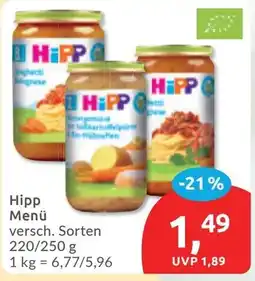 Budni Hipp Menü Angebot