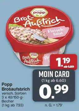 Famila Nord West Popp Brotaufstrich Angebot