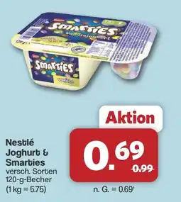 Famila Nord West Nestlé Joghurt & Smarties Angebot