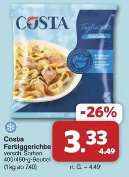 Famila Nord West Costa Fertiggerichte Angebot