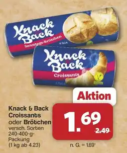 Famila Nord West Knack & Back Croissants oder Brötchen Angebot