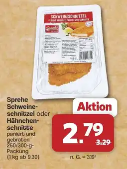 Famila Nord West Sprehe Schweineschnitzel oder Hähnchenschnitte Angebot