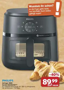 Famila Nord West PHILIPS Airfryer 2000 Series NA230/00 Angebot