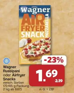 Famila Nord West Wagner Rustipani oder Airfryer Snacks Angebot