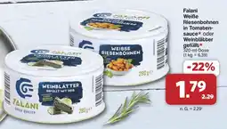 Famila Nord West Falani Weiße Riesenbohnen in Tomaten- sauce oder Weinblätter gefüllt Angebot