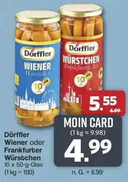 Famila Nord West Dörffler Wiener oder Frankfurter Würstchen Angebot