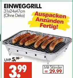Wreesmann Einweggrill Angebot