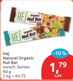 Budni Hej Natural Organic Nut Bar Angebot