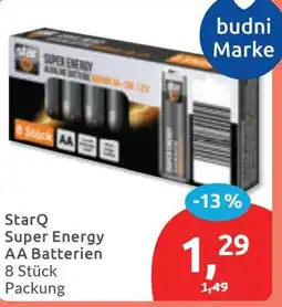 Budni StarQ Super Energy AA Batterien Angebot