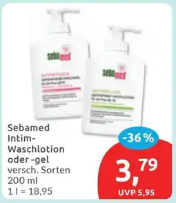 Budni Sebamed Intim- Waschlotion oder -gel Angebot