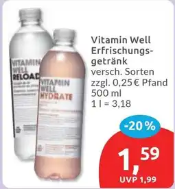 Budni Vitamin Well Erfrischungsgetränk Angebot